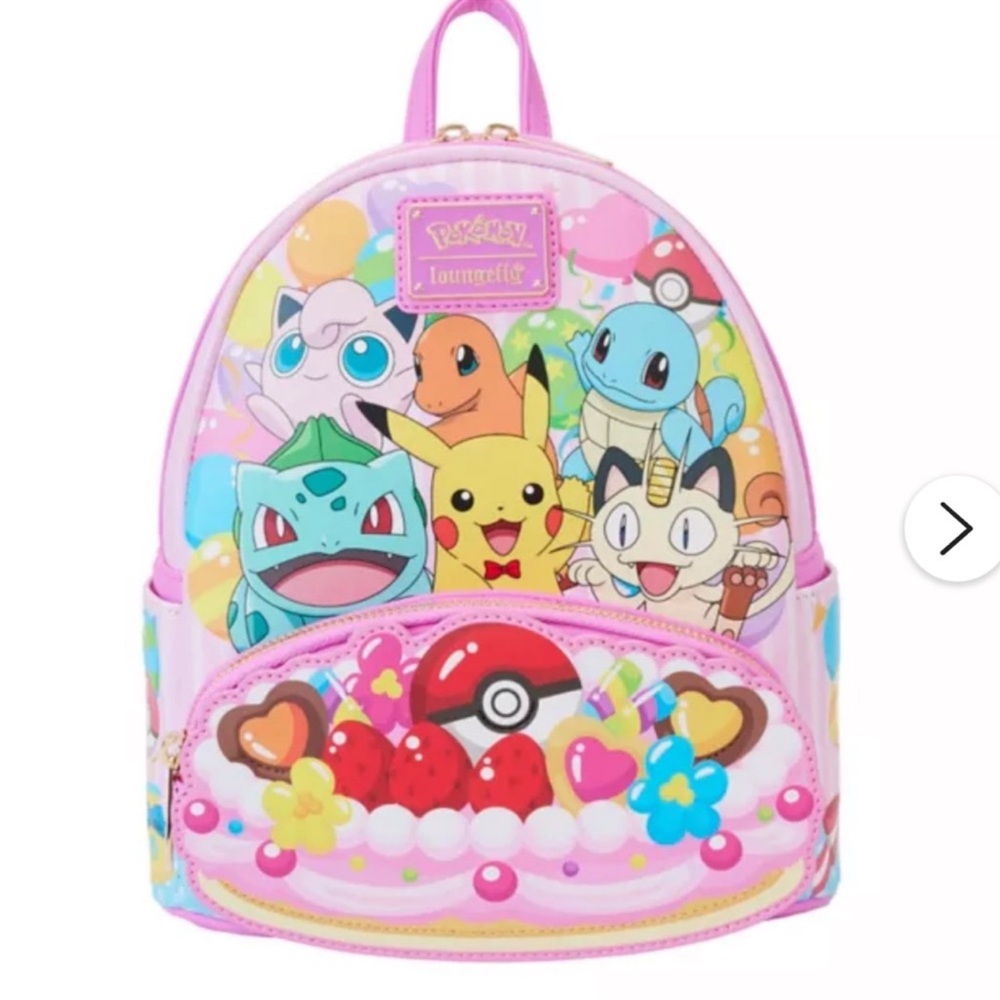 Loungefly Pokémon Characters Pink Cake Exclusive Mini Backpack - Picture 2 of 12